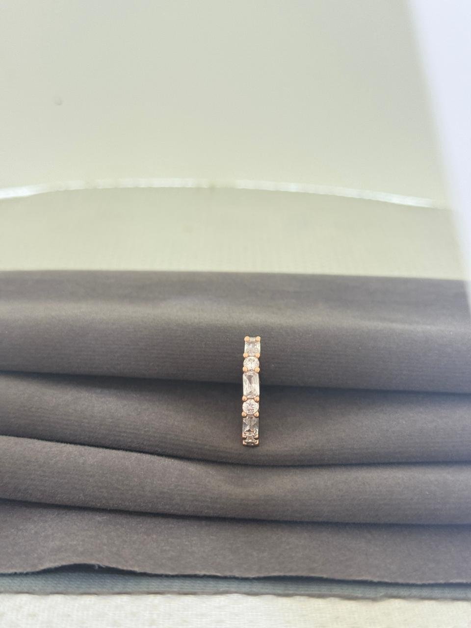 Premium Rose Gold in 92.5 Silver Eternity Ring